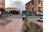 Mupi en la avenida de Granada de Molina de Segura, junto al centro comercial Vega Plaza
